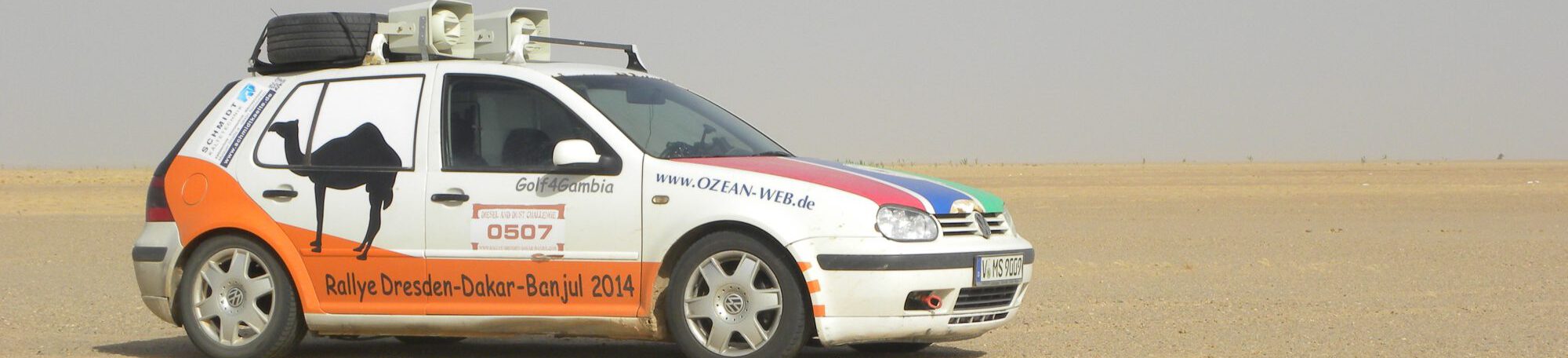 Golf4Gambia 2 / Rallye Dresden – Dakar – Banjul 2019